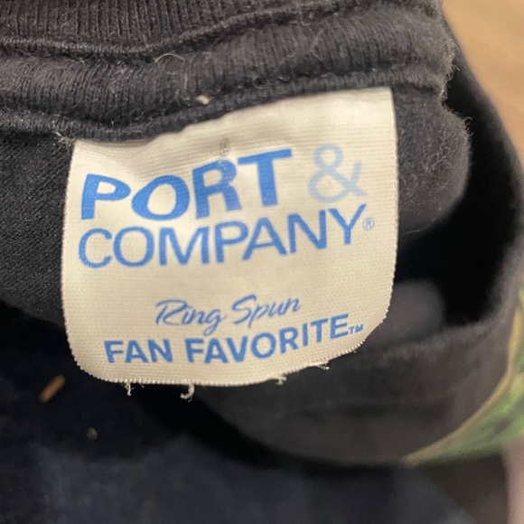 Port and Company Black Camo Number Tee - Picture 2 of 2